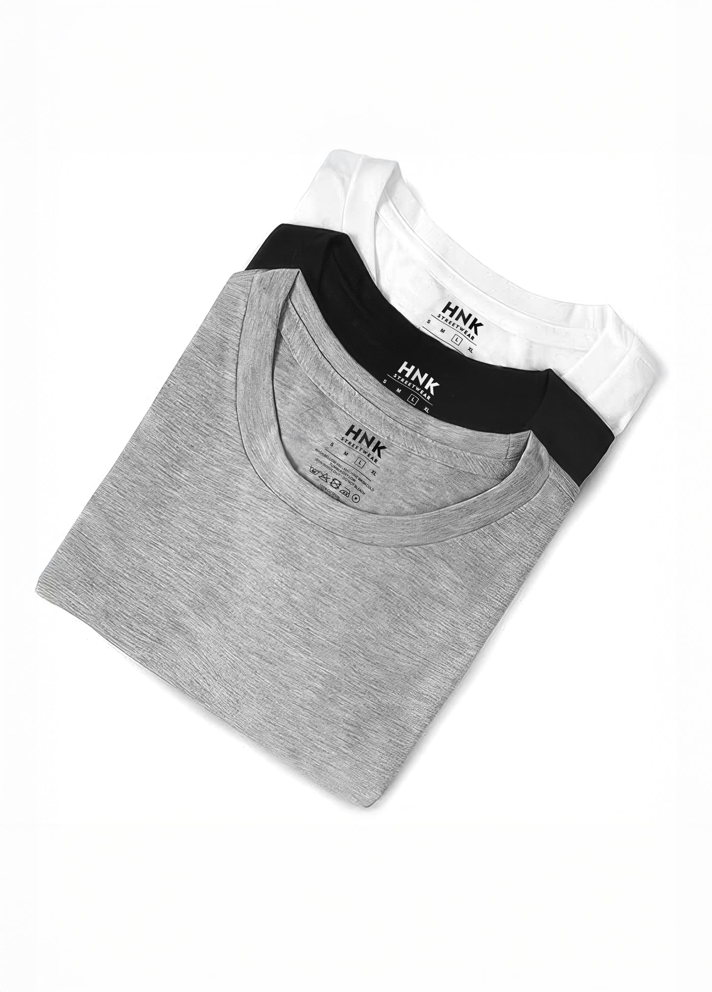 Camisetas básicas - Pack x3